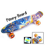 Пені Борд Penny Board 22,5" Acid Кислота (Світяться колеса), фото 2