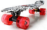 Пені Борд Penny Board 22" Street board Вулична дошка (Світяться колеса), фото 5