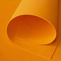 Фоаміран EVA 3мм помаранчевий 150х100 см кольоровий матеріал для творчості, оформлення фотозон, костюмів косплей