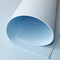 Фоамиран EVA 2мм светло- голубой 150х100 см цветной материал для творчества,оформления фотозон, костюмов