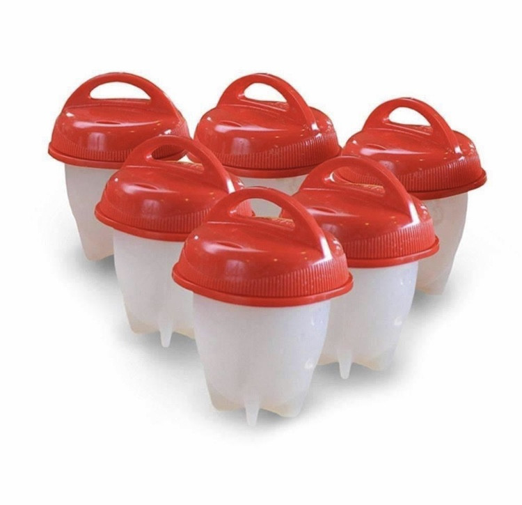 Силиконовые Формочки для Варки Яиц Без Скорлупы Egg Boiler 6 Штук ...