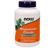 Магній NOW FOODS  MAGNESIUM Citrate 120 капсул