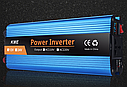 Перетворювач струму автомобільний інвертор KME 12 V — 220 V 2600 W LCD-дисплей USB, фото 4