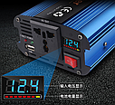 Перетворювач струму автомобільний інвертор KME 12 V — 220 V 2600 W LCD-дисплей USB, фото 8