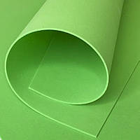 Фоаміран EVA 3мм зелений 150х100 см кольоровий матеріал для творчості, оформлення фотозон, костюмів косплей