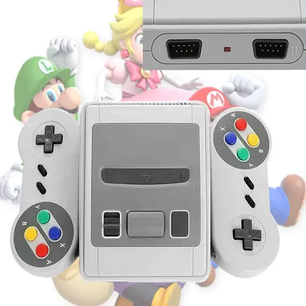 Ігрова приставка 620 ігор + 2 джойстики Super Mini SFC, Ретро ігрова консоль Dendy