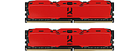 Модуль памяти DDR4 16GB (2x8GB) 3200 MHz Goodram IRDM X (IR-XR3200D464L16SA/16GDC) (D)