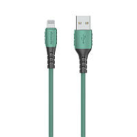 USB кабель Proda PD-B51i Lightning Green