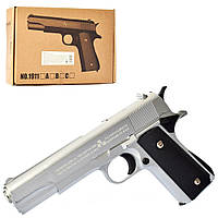 Пистолет на пульках Colt 1911 модель 1911A, металлический корпус.