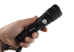 Ліхтарик ручний делікатний акумуляторний/на батарейках до 1500 м X-BALOG BL-P512-P50 L-070