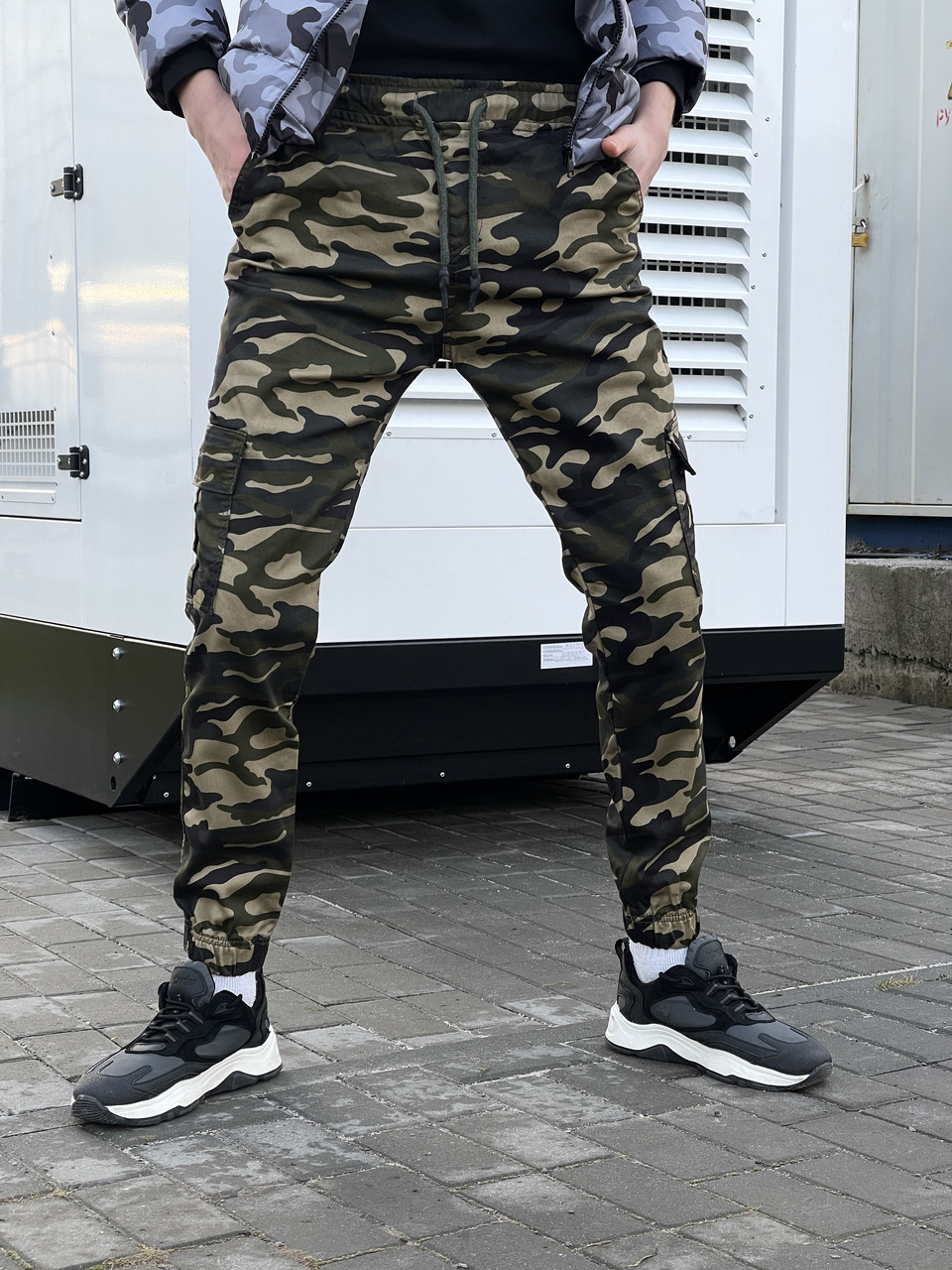 Чоловічі штани карго-хакі тактичні армійські військові Steel мультикам демісезонні весняні