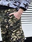 Чоловічі штани карго-хакі тактичні армійські військові Steel мультикам демісезонні весняні, фото 5