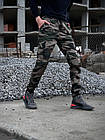 Чоловічі штани карго-хакі тактичні армійські військові Steel мультикам демісезонні весняні, фото 2