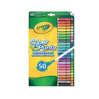 Популярний! Фломастери Crayola Supertips (washable), 50 шт (7555) - Краща якість тільки на Nukleon.com.ua