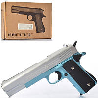 Пистолет на пульках Colt 1911 модель 1911C, металлический корпус.