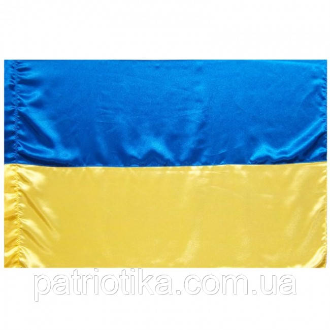 Прапор України П-9К 145x220 см креп-сатин