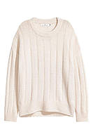 Джемпер, светр жіночий H&M 0502178-6 XS молочний