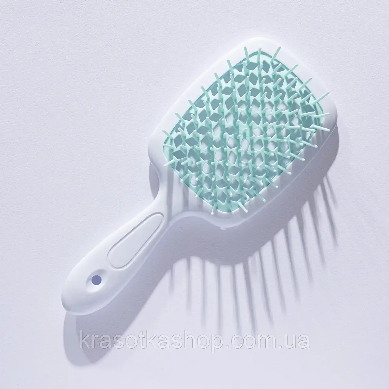 Щітка для волосся Hollow Comb Superbrush Plus White-Mint, фото 1
