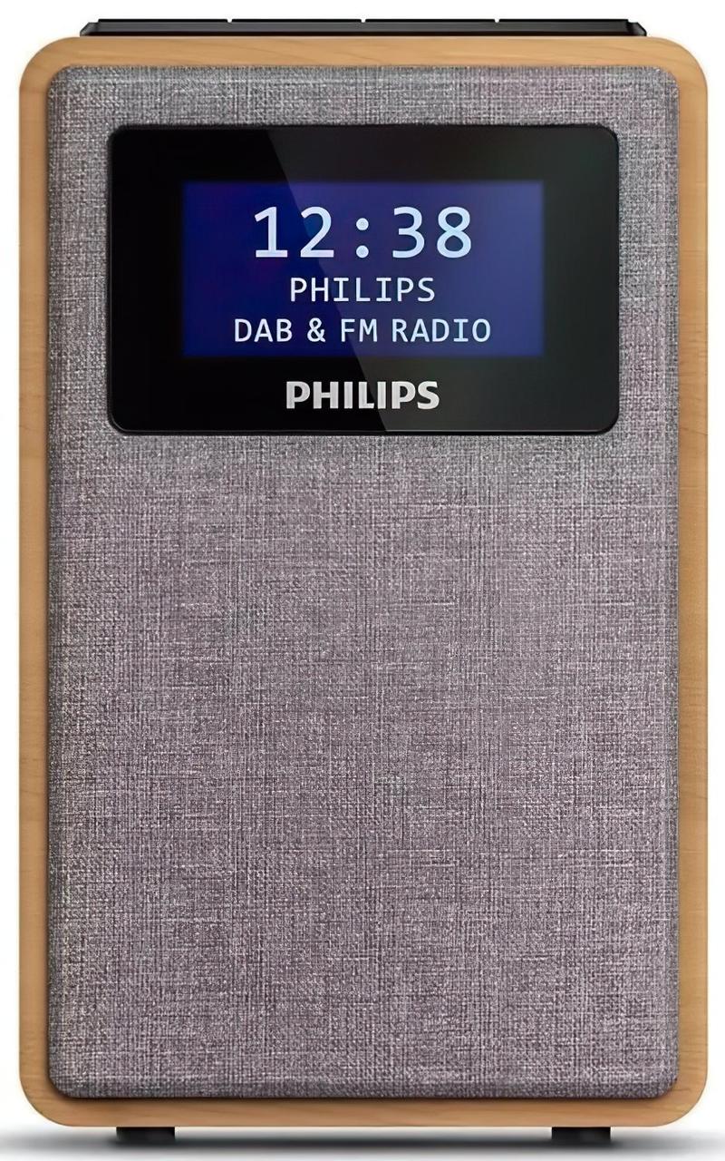 Радіогодинник Philips TAR5005 FM/DAB+, mono 1W, LCD