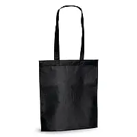 Еко-сумка типу Плоска з принтом Черный, 400, 300