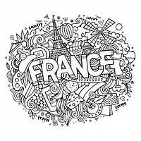 Набір для розпису "Франція" ТМ "RIVIERA BLANCA", розмальовка антистрес