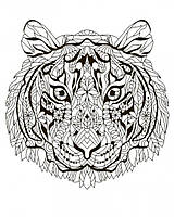 Набір для розпису "Тигр" ТМ "RIVIERA BLANCA", розмальовка антистрес