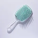 Щітка для волосся Hollow Comb Superbrush Plus Clear-Mint, фото 2