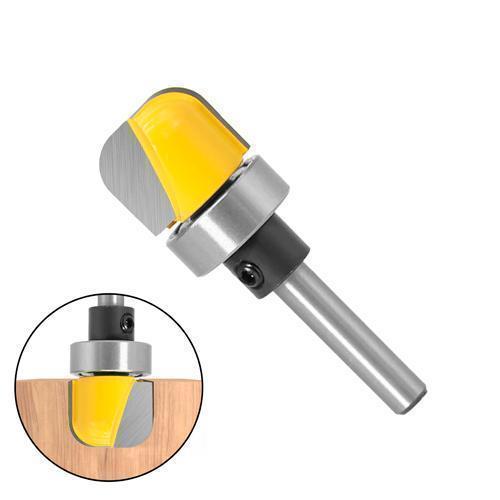 Фреза пазова фасонна з підшипником 28.6 мм, хвостовик 8 мм для ручного фрезера, для обробки дерева