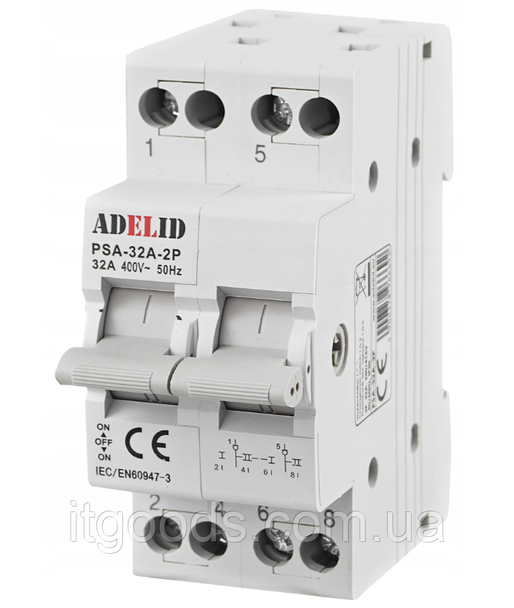 Переключатель рубильник аналог Hager SFT232 / SFB232 Adelid 32A ...