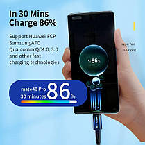 Кабель зарядки Type C / Type C Essager 60W 1 метр, фото 5