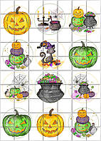 Картинка на торт - Хеллоуин, Хэллоуин, Halloween Сахарная