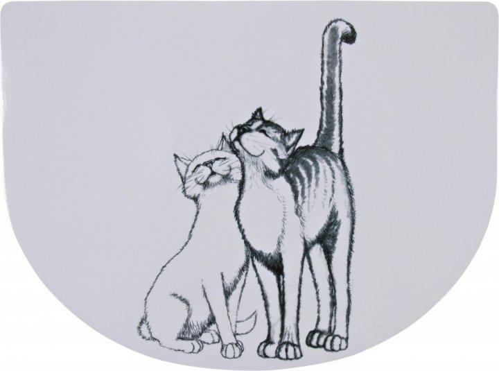 Килимок під миски для собак і котів Trixie Pussy Cat 40 x 30 см