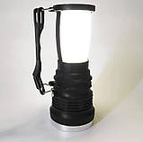 Ліхтар світлодіодний акумуляторний Stenson ME-4515 1W+30LED, чорний, фото 8