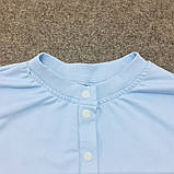 Базове жіноче боді з довгим рукавом, боді з вирізом на кнопках. Комбідрес обтислий, розмір L (чорний), фото 9