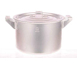 Каструля ал. циліндрична 2,5л з кришкою ТМ INTEROS Solmir