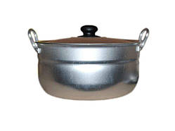 Каструля ал. сферична 8л з кришкою ТМ INTEROS   Solmir