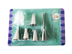 Насадки нержавіюча сталь 6шт VT6-19972 19283 ТМ VITOL