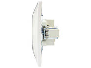 Розетка без заземлення LEZARD Mira білий, фото 2