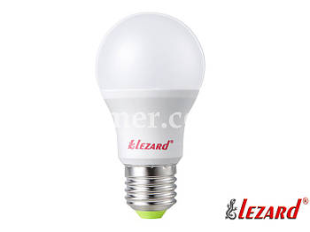 LED лампочка куля A45 7W 4200 E27 220V LEZARD442-А45-2707