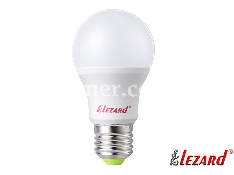 ЛЕД лампочка куля A45 5W 2700K E27 220V LEZARD427-А45-2705
