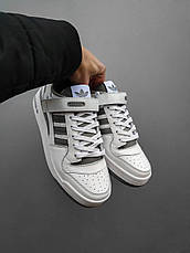 Чоловічі кросівки Adidas Forum Low Grey Four H01942, фото 4