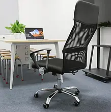 Крісло поворотне Q-025 (мембранна тканина) чорне Signal