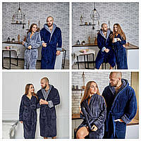 Махрові халати він+вона в комплекті в асортименті