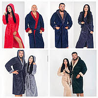 Махрові халати він+вона в комплекті в асортименті
