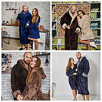 Махрові халати він+вона в комплекті парні халати сімейні халати