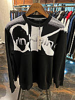 Мужская кофта свитшот Calvin Klein D10763 черная