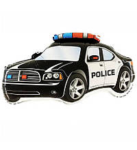 Фольгована кулька велика фігура Машина  Police 70*90см Grabo