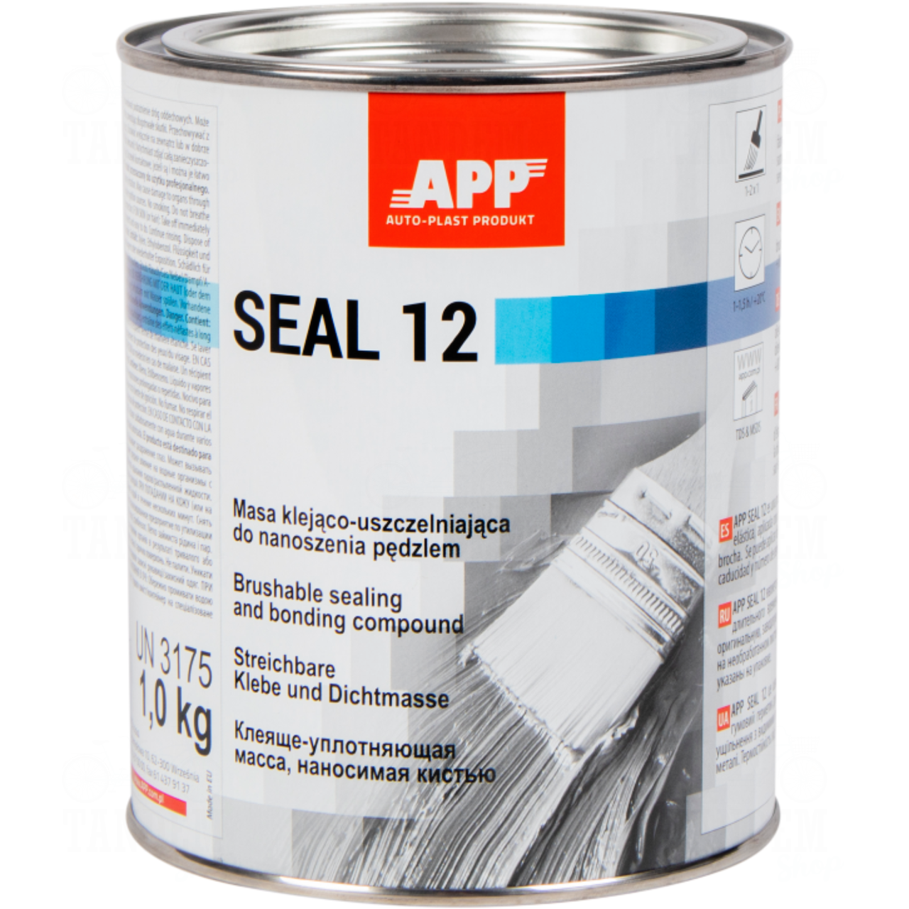 Герметик для нанесения кистью APP SEAL 12 темно-серый 1 кг - фото 1 - id-p1736029615