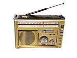 Радіоприймач Golon RX-382 FM/AM/SW акумуляторний з ліхтариком LED GOLD, фото 7