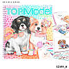 Набір для творчості Top model Create Your Doggy stickerbook розмальовка стікербук Цуценята (12164), фото 7